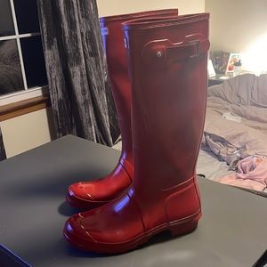 Hunter Boots. Well-Loved. Need conditioned but great quality. Size 11.